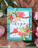 WAFFLE FLOWER: Cloudy Skies | Stencil