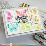WAFFLE FLOWER: Paper Hug Sentiments | Combo Stamp & Die