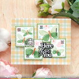 WAFFLE FLOWER: Postage Collage Spring Breeze | Stencil