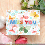 WAFFLE FLOWER: Postage Collage Spring Breeze | Stencil