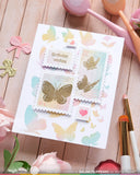 WAFFLE FLOWER: Postage Collage Wild Butterflies | Stamp