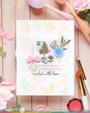 WAFFLE FLOWER: Postage Collage Wild Butterflies | Stamp