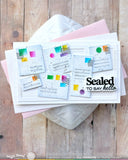 WAFFLE FLOWER: Sealed Sentiments | Combo Stamp & Die