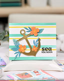 WAFFLE FLOWER: Two Step Mixed Stripes | Stencil