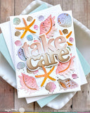 WAFFLE FLOWER: Seashell | Coloring Stencil