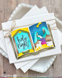 WAFFLE FLOWER: Open Book | Nativity | Stencil