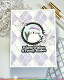 WAFFLE FLOWER: Nesting Postage Collage Let it Snow | Stencil