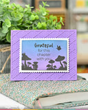 WAFFLE FLOWER: Postage Collage Mush Love | Stamp