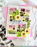 WAFFLE FLOWER: Postage Collage Mush Love | Stamp