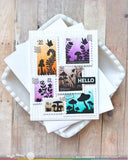 WAFFLE FLOWER: Postage Collage Mush Love | Stamp