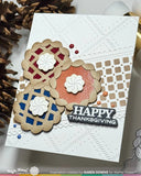 WAFFLE FLOWER: Grateful Heart Sentiments | Combo Stamp & Die