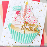 WAFFLE FLOWER:  Cupcake Toppers | Die