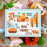 WAFFLE FLOWER: Postage Collage Fall | Stencil