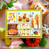 WAFFLE FLOWER: Postage Collage Fall | Stamp