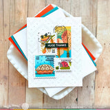 WAFFLE FLOWER: Postage Collage Fall | Stamp