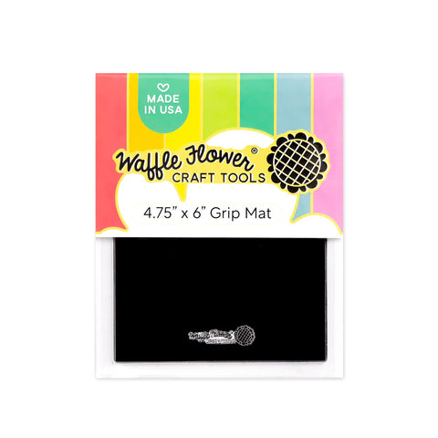 WAFFLE FLOWER: Grip Mat | 4.75" x 6" Black