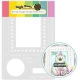 WAFFLE FLOWER: Nesting Postage Collage Blocks | Stencil