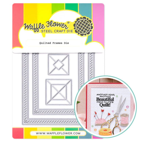 WAFFLE FLOWER: Quilted Frames | Die