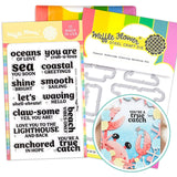 WAFFLE FLOWER: Coastal Greetings | Combo Stamp & Die