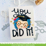 LAWN FAWN: Woodland Critter Huggers | Graduation Add-On | Lawn Cuts Die