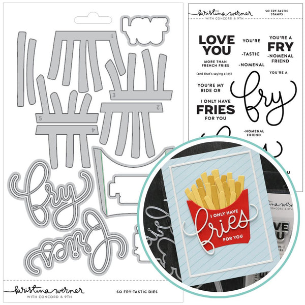 Kristina Werner | C9 : So Fry-tastic | Stamp & Die Bundle – Doodlebugs