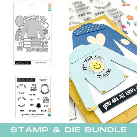 CONCORD & 9 th :  Carpe Denim | Stamp & Die Bundle