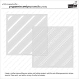 LAWN FAWN: Peppermint Stripes | Layering Stencils