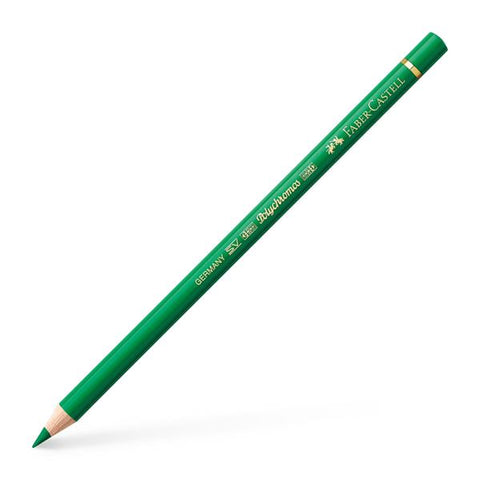 FABER CASTELL: Polychromos Colored Pencil (Emerald Green)