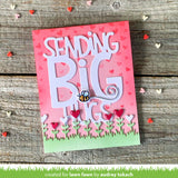 LAWN FAWN: Falling Hearts | Layering Stencils