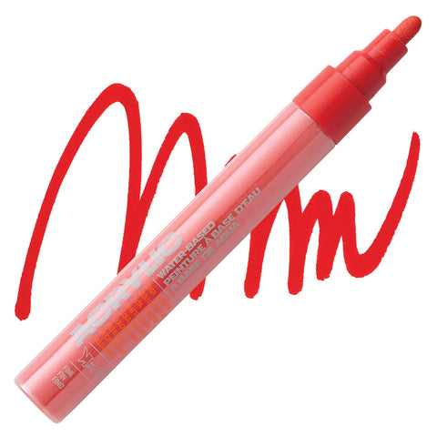 MONTANA: 2mm Fine Nib Acrylic Paint Marker (Shock Red)