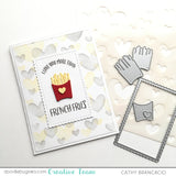 PRETTY PINK POSH:  Stencil (Layered Hearts 2 pack)