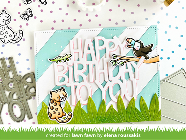 LAWN FAWN: Tiny Tag Sayings: Birthday – Doodlebugs