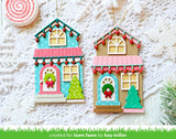 LAWN FAWN: Build a House Christmas Add-on Lawn Cuts Die