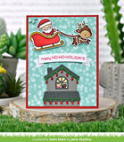 LAWN FAWN: Build a House Christmas Add-on Lawn Cuts Die