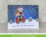 LAWN FAWN: Car Critters Christmas Add-on | Lawn Cuts Die.
