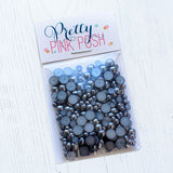 PRETTY PINK POSH:  Pearls | Charcoal