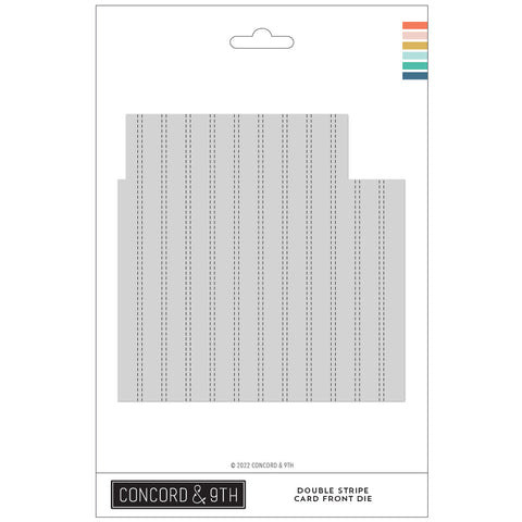 CONCORD & 9 th : Double Stripe Card Front | Die
