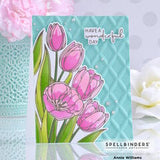 SPELLBINDERS:  Wonderful Tulips | Hot Foil Plate & Die