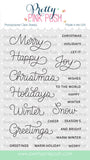 PRETTY PINK POSH:  Holiday Scripts | Stamp