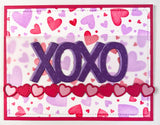 LAWN FAWN: Lots of Hearts Background | Layering Stencils