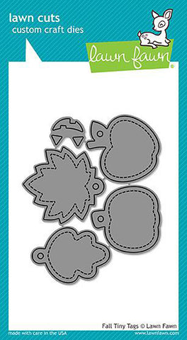 LAWN FAWN: Fall Tiny Tags Lawn Cuts Die