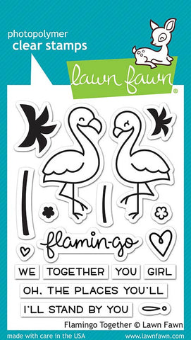 LAWN FAWN: Flamingo Together | Stamp
