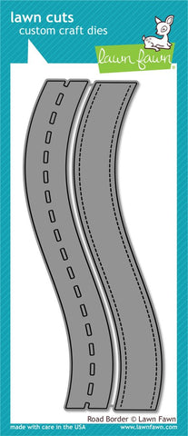 LAWN FAWN: Road Border | Lawn Cuts Die
