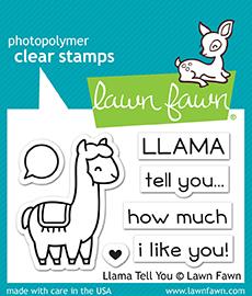 LAWN FAWN: Llama Tell You