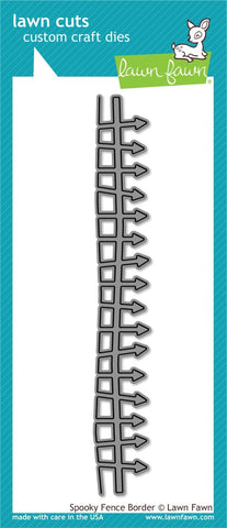 LAWN FAWN: Spooky Fence Border Lawn Cuts Die