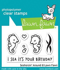 LAWN FAWN: Seahorsin' Around