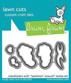 LAWN FAWN: Seahorsin' Around Lawn Cuts Die