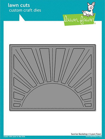 LAWN FAWN: Sunrise Backdrop Lawn Cuts Die