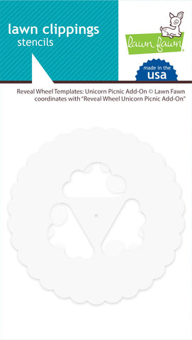 LAWN FAWN: Reveal Wheel Templates | Unicorn Picnic Add-on