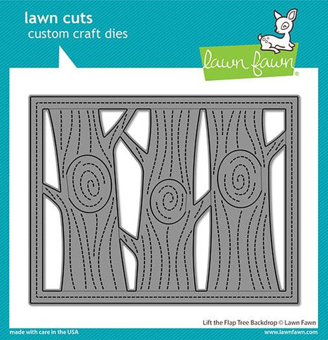 LAWN FAWN: Backdrop Lift the Flap Tree | Lawn Cuts Die.